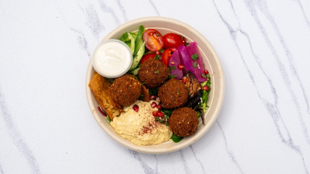 falafel salad. bowl 2